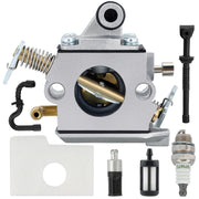 Savior carburetor front view showing mounting points and improved fit