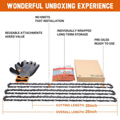 Savior packaged accessories with storage bags Velcro and gloves for safe handling
