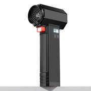 Sayendys handheld blower front view showing compact handle for easy control