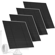 Saysurey front packaging showing four solar panels and included accessories for easy setup
