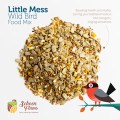 Schoen Farms sunflower hearts detail illustrating high energy seeds benefit