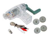 Sci-Supply front view showing terminals and housing, illustrates classroom-ready durability