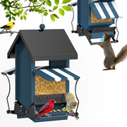 ScinDa feeder front view showing design and hanging hook for easy placement