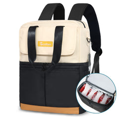 Scothen front view showing waterproof exterior and stylish cooler design benefits portability