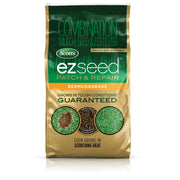 Scotts front packaging showing EZ Seed Patch & Repair benefits