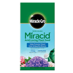 SCOTTS FOOD PRODUCTS Miracle Gro Miracid front label showing product and clear usage benefit