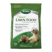 Scotts front packaging showing product and coverage benefit
