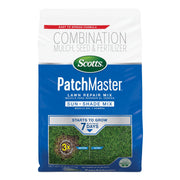 Scotts PatchMaster front packaging showing brand and product benefits for easy repairs