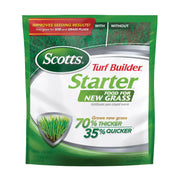Scotts starter food front packaging showing product and coverage benefits