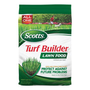 Scotts front packaging showing 12.5 lb bag and coverage benefit