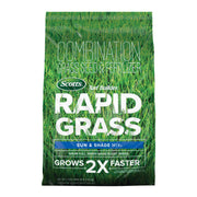 Scotts Turf Builder front packaging showing product and quick establishment benefit
