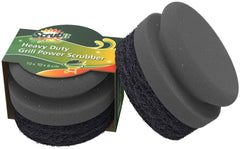 SCRUBIT front packaging showing two brushes and features; clear product overview benefit