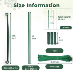 SDLDEER assembled cage in garden providing stable plant support
