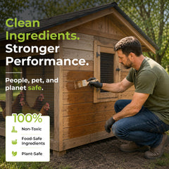 Seal It Green close-up of wood fibers soaking sealer to show deep penetration benefit