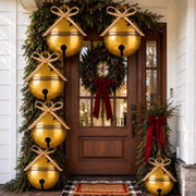 Seematn front packaging gold bell showing shiny finish and festive impact