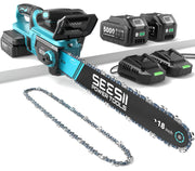 Seesii front packed kit showing saw and included gear for fast setup
