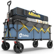 Sekey front view expanded wagon showing spacious cargo area and stability