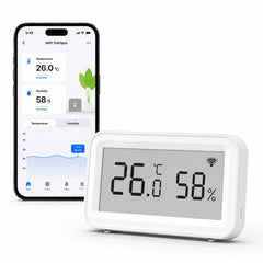 SENCKIT front view showing clear LCD and quick ambient readings for convenience