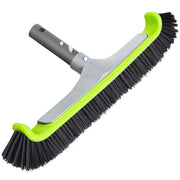 Sepetrel curved brush front view shows wide 17.5-inch cleaning surface and durability