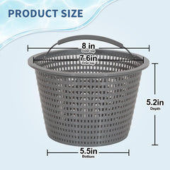 Sepetrel basket next to ruler showing dimensions for easy fit verification benefit