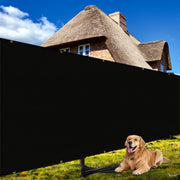 Shade&Beyond front view of full 6x25 privacy screen showing coverage and clean finish