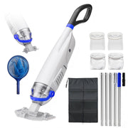 Sharkswell front view with pole showing compact cordless design and fast cleaning