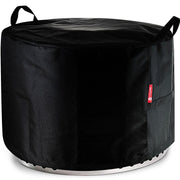 SheeChung cover front view protecting 22-inch fire pit for year-round durability