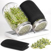 SheeChung front packaging showing two-jar sprouting kit and contents for easy setup