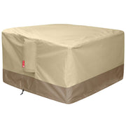 SheeChung front view of cover protecting fire pit for weather protection