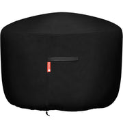 SheeChung front view of cover protecting fire pit for weather protection