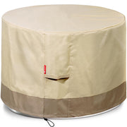 SheeChung front view of cover protecting fire pit, keeps pit clean
