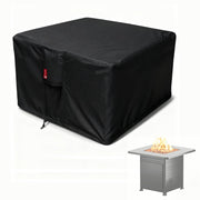 SheeChung front view of cover protecting fire pit, keeps equipment dry