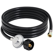 SHINESTAR front view of regulator hose showing durable construction for reliable grilling