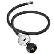 SHINESTAR front view of regulator and hose showing full kit and connectors for safe grilling