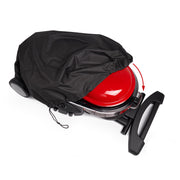 SHINESTAR front view on Coleman RoadTrip grill showing snug fit and protection