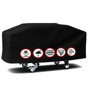SHINESTAR front view of cover protecting a 36-inch griddle for weatherproofing