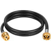 SHINESTAR front view of 5ft hose and fittings showing quick setup benefit