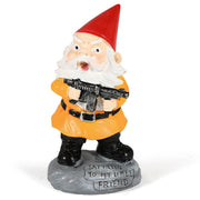 SHOWFEICAT gnome front view showing cheerful design and durable resin finish