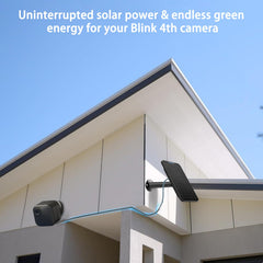 Shyueda panel mounted on roof with long cable enabling optimal sunlight