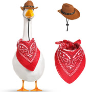 Shyyween front view of cowboy outfit showing hat and bandana for easy styling