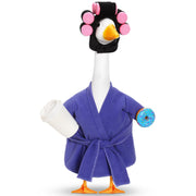 shyyween purple bathrobe front view showing cheerful makeover benefit