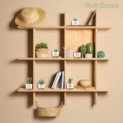 Sieral six pots arranged on an office desk demonstrating decorative impact and compact footprint