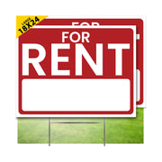 SignHero front view large 24x18 sign clearly readable for curb appeal