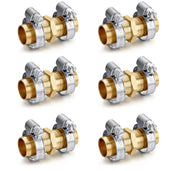 SIGURANTA brass connector front view showing durable material and long-lasting repair