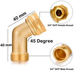 SIGURANTA close-up of brass threads highlighting precision fit and leak prevention