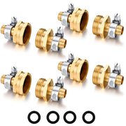 SIGURANTA front view of full repair kit showing brass connectors and clamps for durable fixes