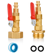 SIGURANTA front view of brass adapter showing durable construction and secure fit