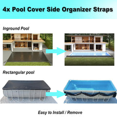 SIHAIAN clips and straps attached to pool for single-person use