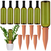 SiliFine front packaging showing six spikes and green bottles for worry-free watering