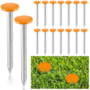 Silkfly front packaging showing eight orange galvanized stakes for easy identification